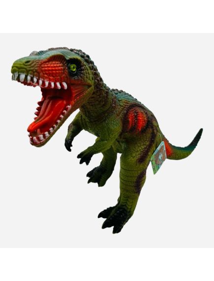 Dinozaur de jucarie, din cauciuc, cu sunete specifice, 75×40cm, +3ani, en-gros Dinozaur de jucarie, din cauciuc, cu sunete specifice, 75×40cm, +3ani, en-gros