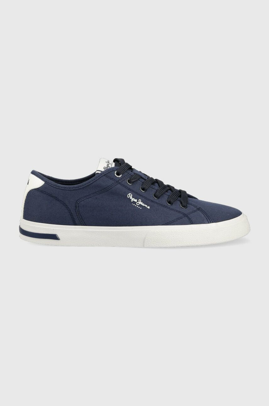 Pepe Jeans tenisi KENTON barbati, culoarea albastru marin, PMS30910 Pepe Jeans tenisi KENTON barbati, culoarea albastru marin, PMS30910