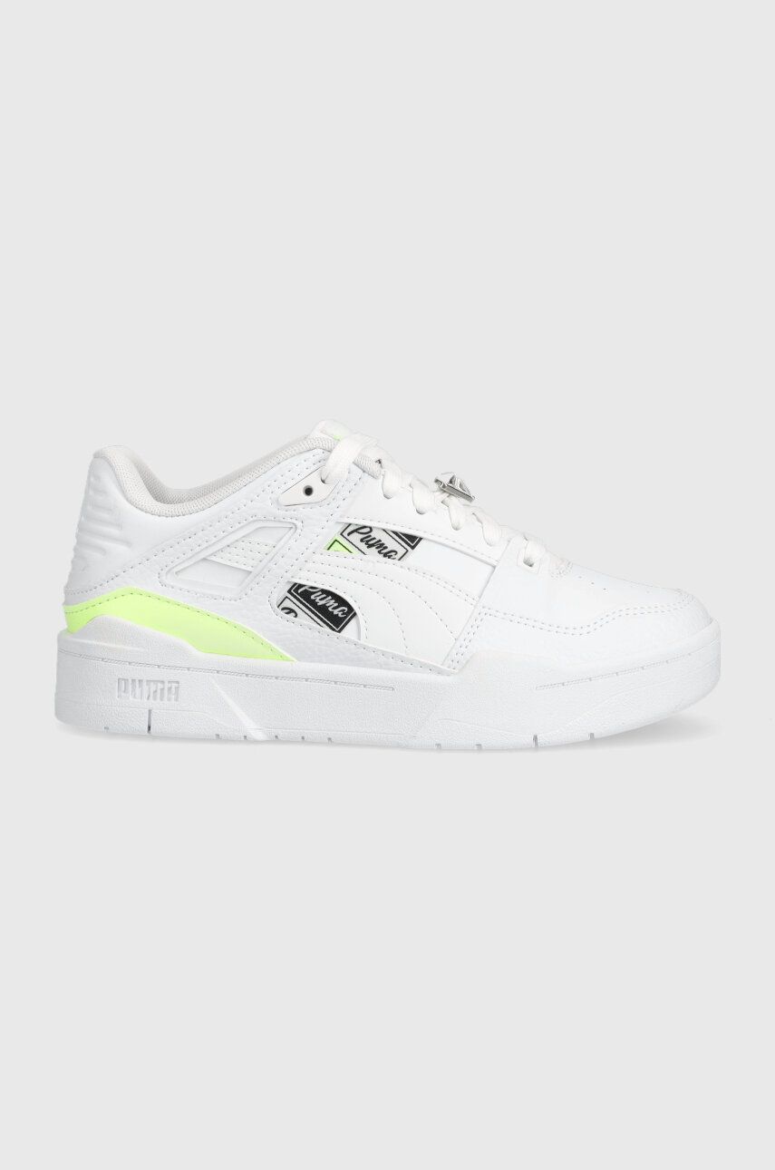 Puma sneakers pentru copii Slipstream RuleB Jr culoarea alb Puma sneakers pentru copii Slipstream RuleB Jr culoarea alb