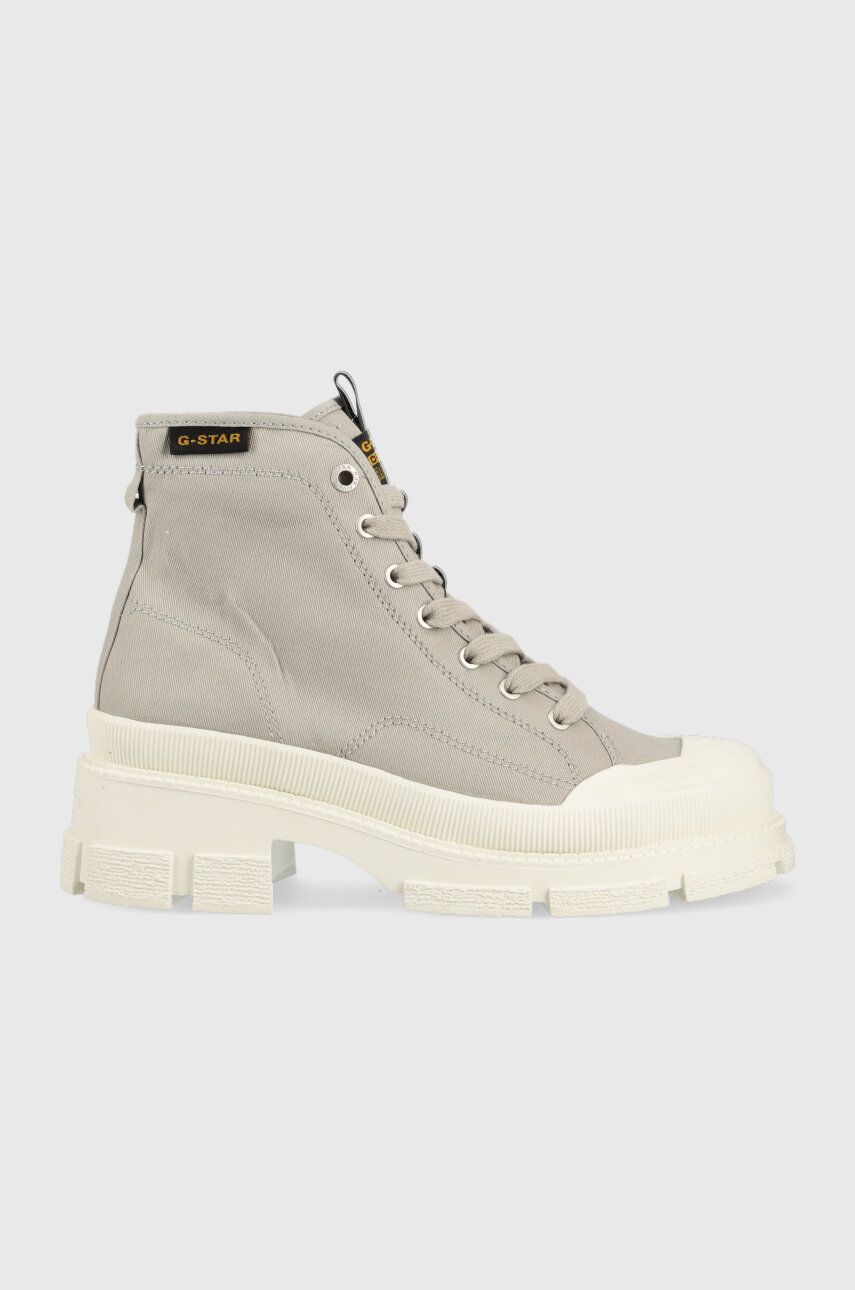 G-Star Raw tenisi Aefon Ii Mid femei, culoarea gri, 2311054701.LGRY G-Star Raw tenisi Aefon Ii Mid femei, culoarea gri, 2311054701.LGRY