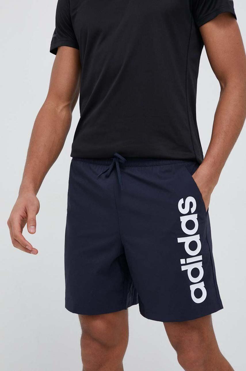 adidas pantaloni scurți de antrenament Essentials Chelsea culoarea albastru marin adidas pantaloni scurți de antrenament Essentials Chelsea culoarea albastru marin