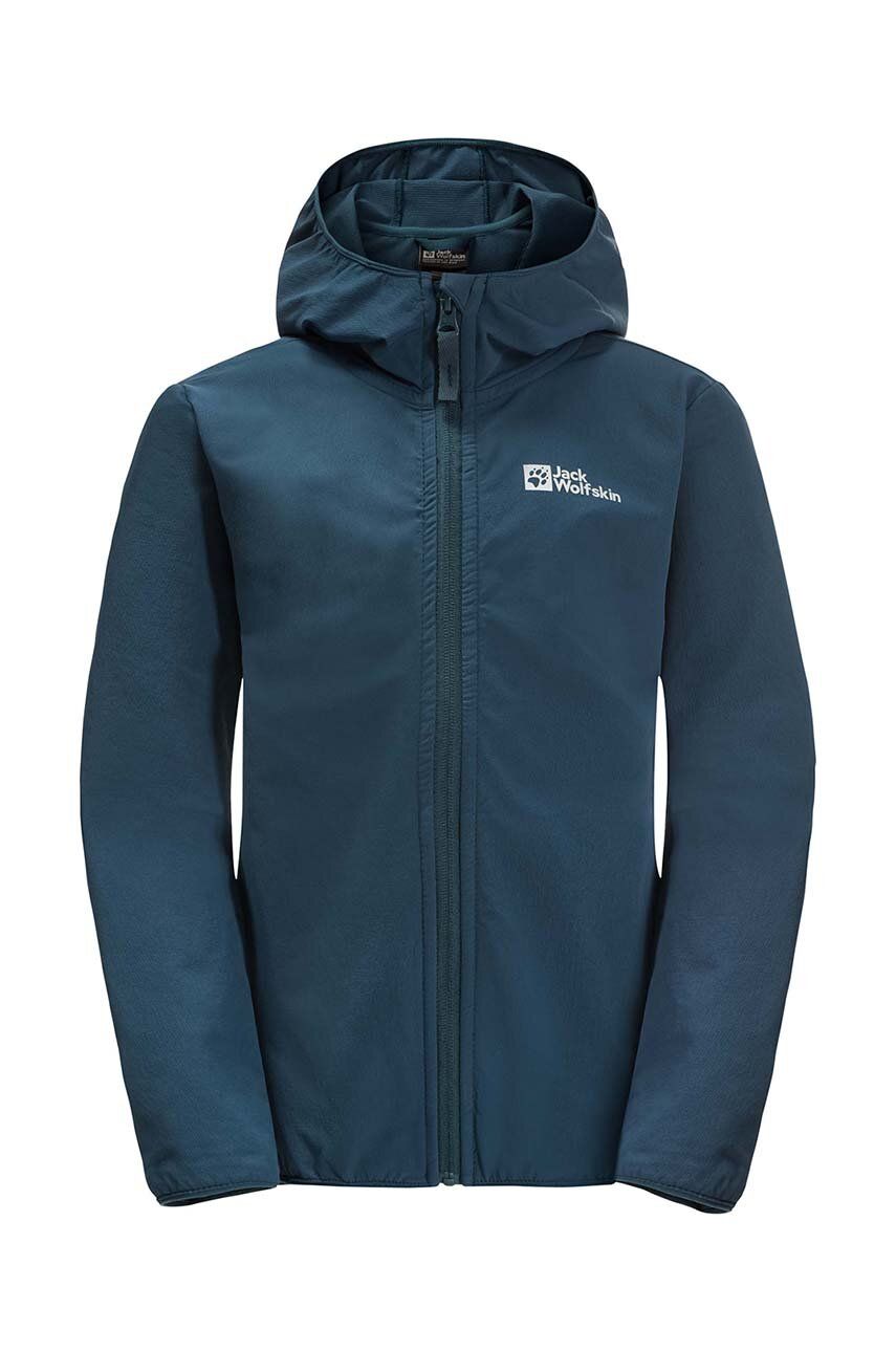 Jack Wolfskin geaca copii SOLYD JACKET K culoarea albastru marin Jack Wolfskin geaca copii SOLYD JACKET K culoarea albastru marin