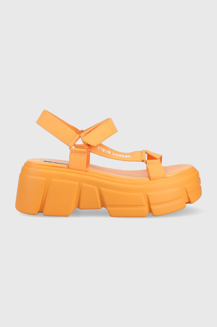 Steve Madden sandale Assertive femei, culoarea portocaliu, cu platforma, SM11002461 Steve Madden sandale Assertive femei, culoarea portocaliu, cu platforma, SM11002461