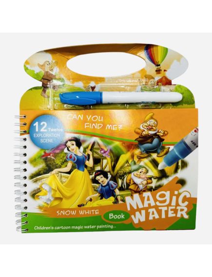 Carte de colorat Magic Water, carioca inclusa, cu apa, 8 pagini,reutilizabilă engros Carte de colorat Magic Water, carioca inclusa, cu apa, 8 pagini,reutilizabilă engros