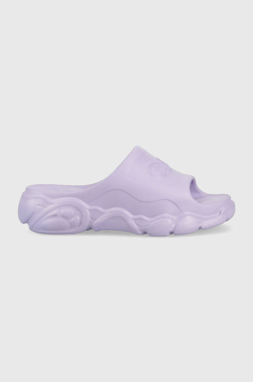 Buffalo papuci Cld Slide femei, culoarea violet, cu platforma, 1622264 Buffalo papuci Cld Slide femei, culoarea violet, cu platforma, 1622264