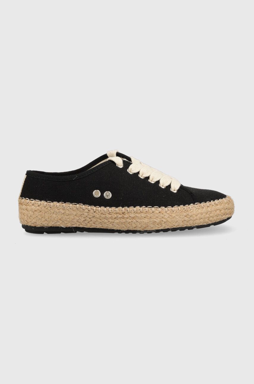 Emu Australia espadrile Agonis Organic culoarea negru, W12883.BLAK Emu Australia espadrile Agonis Organic culoarea negru, W12883.BLAK
