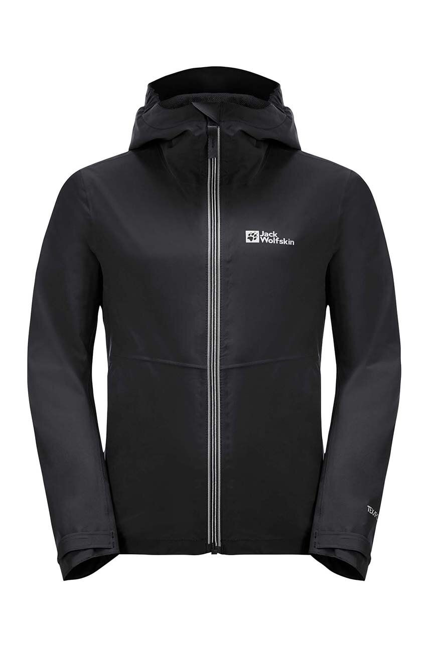 Jack Wolfskin geaca copii JWP SHELL K culoarea negru Jack Wolfskin geaca copii JWP SHELL K culoarea negru