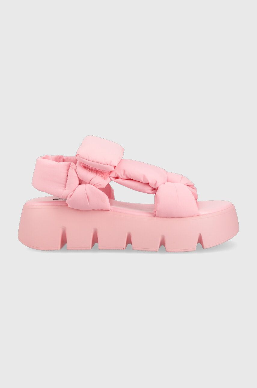 Steve Madden sandale Bonkers femei, culoarea roz, cu platforma, SM11002465 Steve Madden sandale Bonkers femei, culoarea roz, cu platforma, SM11002465