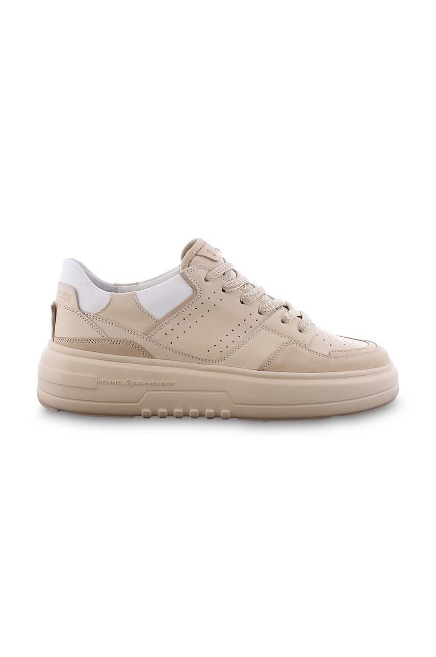 Kennel & Schmenger sneakers din piele intoarsă Turn culoarea bej, 91-18950 Kennel & Schmenger sneakers din piele intoarsă Turn culoarea bej, 91-18950