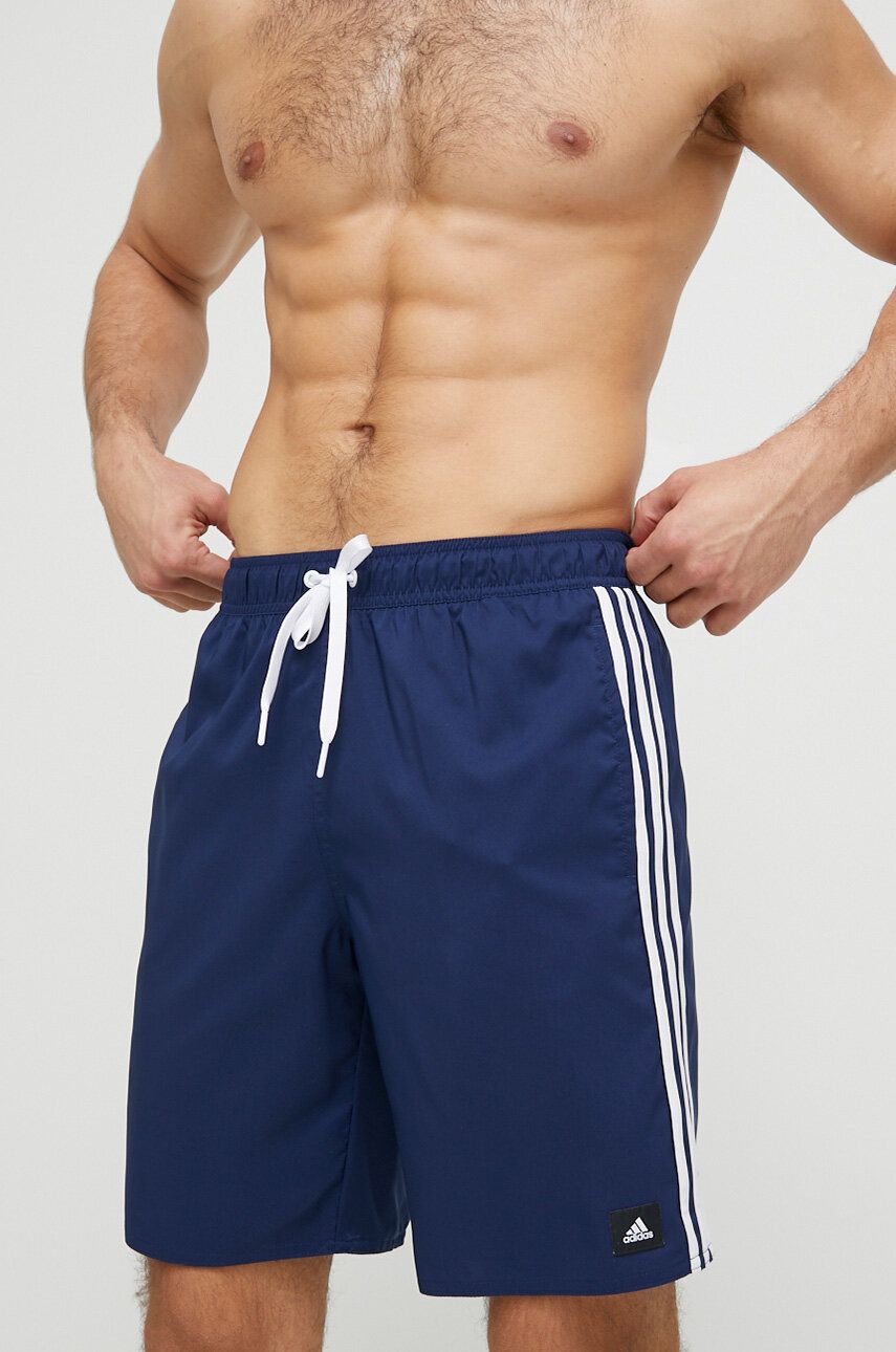 adidas Performance pantaloni scurti de baie culoarea albastru marin adidas Performance pantaloni scurti de baie culoarea albastru marin