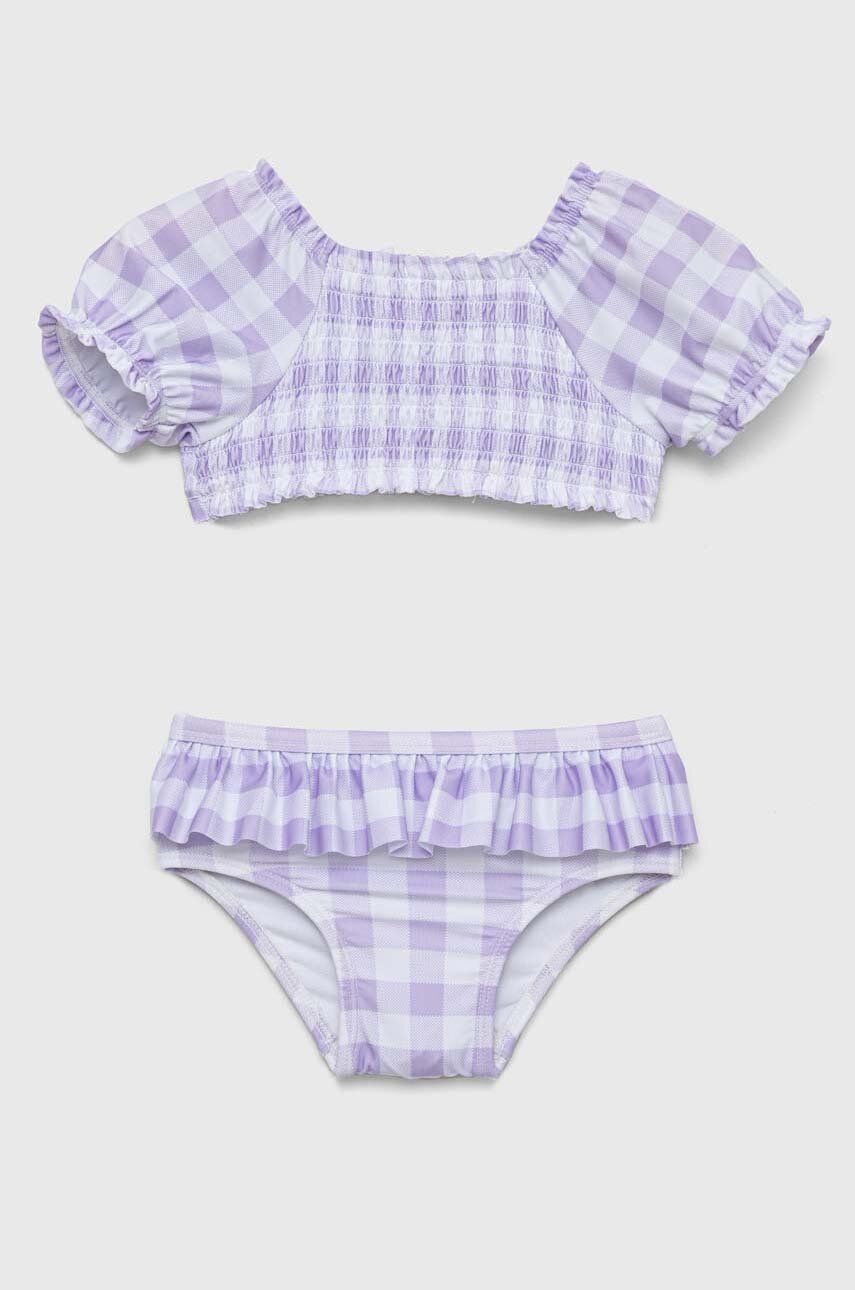 GAP costum de baie din două piese pentru bebelusi culoarea violet GAP costum de baie din două piese pentru bebelusi culoarea violet