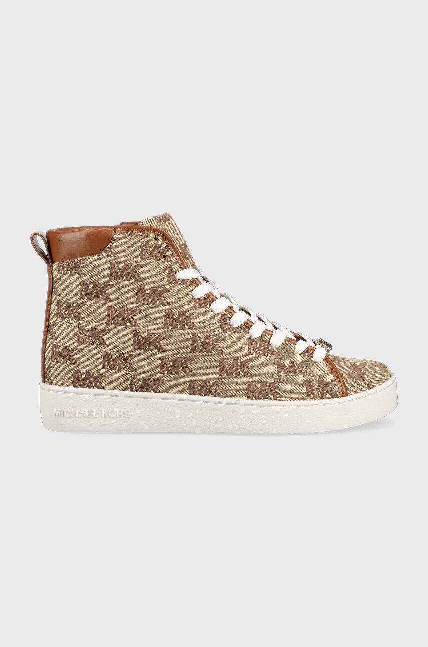MICHAEL Michael Kors tenisi Edie femei, culoarea maro, 43S3NVFE1Y MICHAEL Michael Kors tenisi Edie femei, culoarea maro, 43S3NVFE1Y