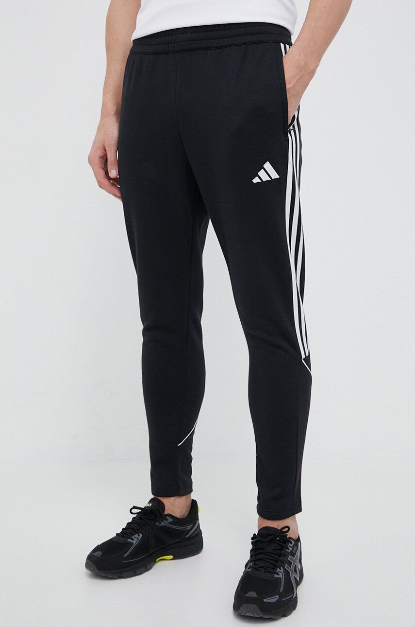 adidas Performance pantaloni de trening Tiro 23 League culoarea negru, cu imprimeu adidas Performance pantaloni de trening Tiro 23 League culoarea negru, cu imprimeu