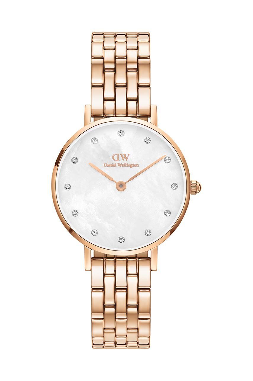 Daniel Wellington ceas Petite Lumine 28 5-Link femei, culoarea auriu Daniel Wellington ceas Petite Lumine 28 5-Link femei, culoarea auriu