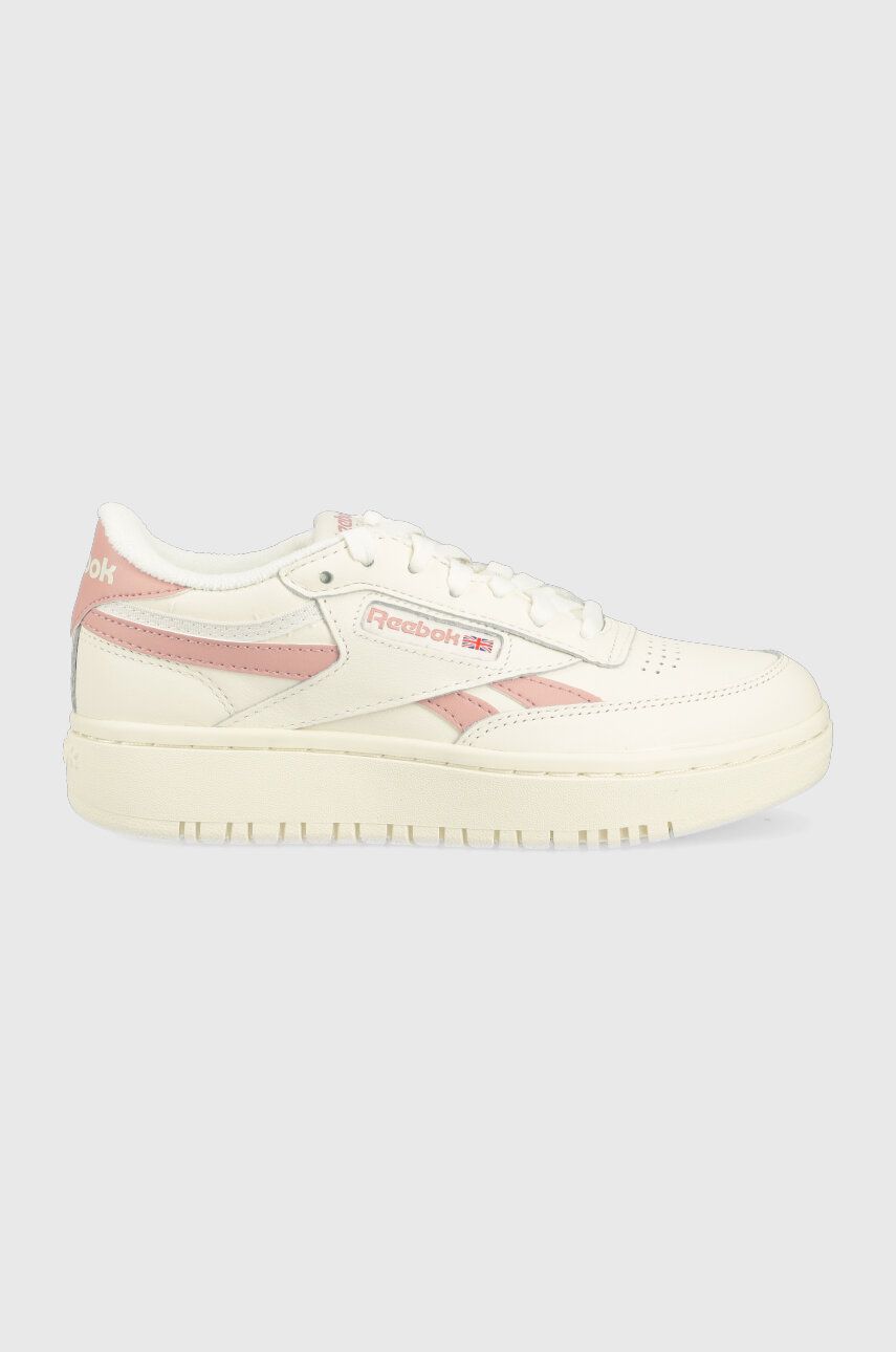 Reebok Classic sneakers Club C Double Raven culoarea alb, GY4802 GY4802-CLK/ROS/CK Reebok Classic sneakers Club C Double Raven culoarea alb, GY4802 GY4802-CLK/ROS/CK