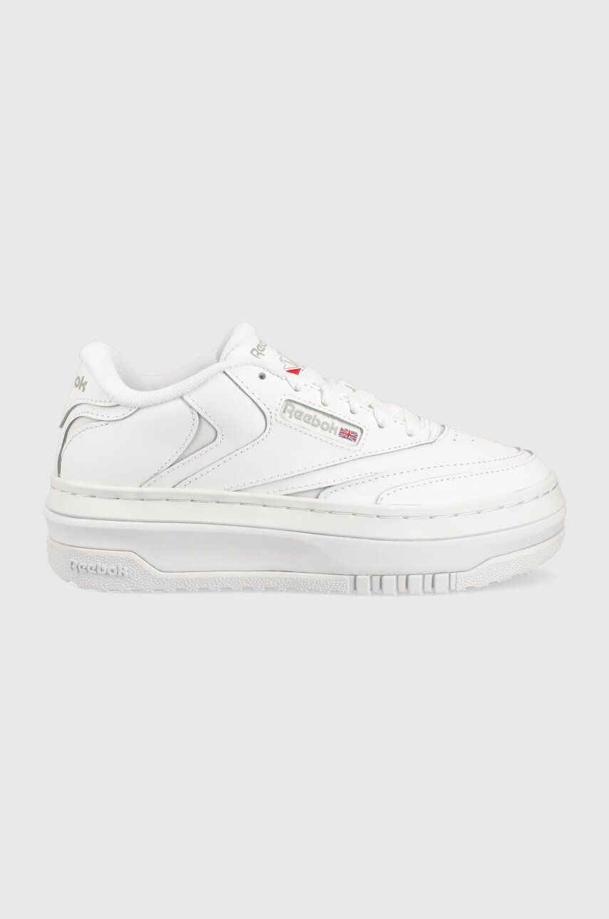 Reebok Classic sneakers Club C Extra culoarea alb IE6679-WH/WH/PG3 Reebok Classic sneakers Club C Extra culoarea alb IE6679-WH/WH/PG3