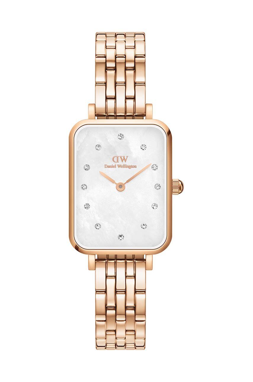 Daniel Wellington ceas Quadro Lumine Quadro Lumine femei, culoarea auriu Daniel Wellington ceas Quadro Lumine Quadro Lumine femei, culoarea auriu