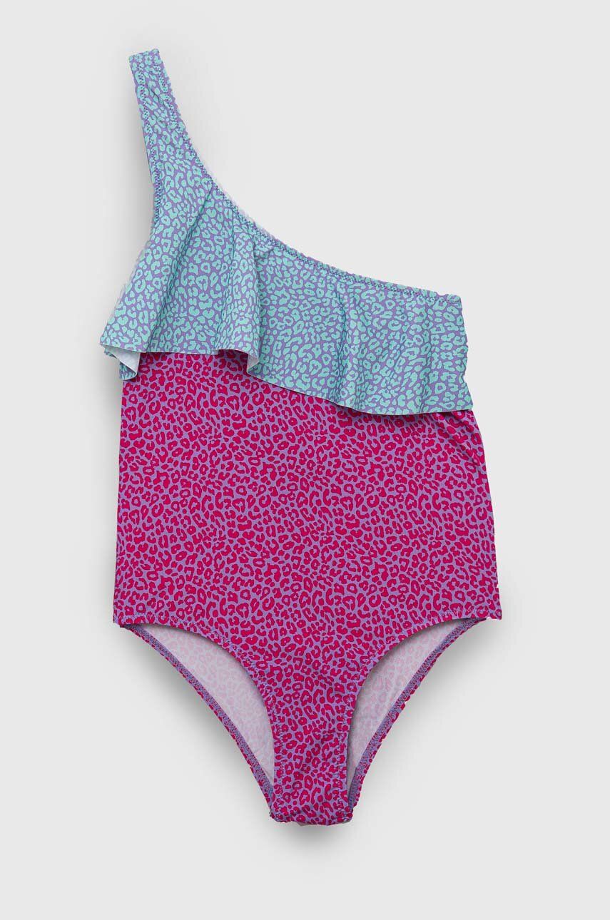 United Colors of Benetton costum de baie dintr-o bucată pentru copii culoarea violet United Colors of Benetton costum de baie dintr-o bucată pentru copii culoarea violet