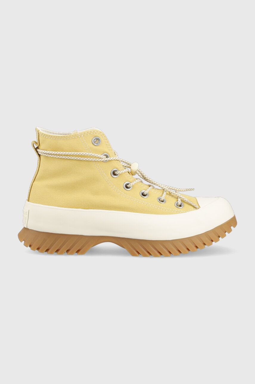 Converse tenisi Chuck Taylor All Star Lugged 2.0 femei, culoarea bej, A03500C Converse tenisi Chuck Taylor All Star Lugged 2.0 femei, culoarea bej, A03500C