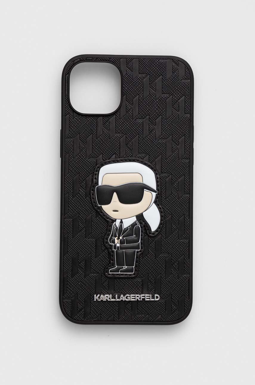 Karl Lagerfeld Husă pentru telefon iPhone 14 Plus 6.7" culoarea negru Karl Lagerfeld Husă pentru telefon iPhone 14 Plus 6.7" culoarea negru
