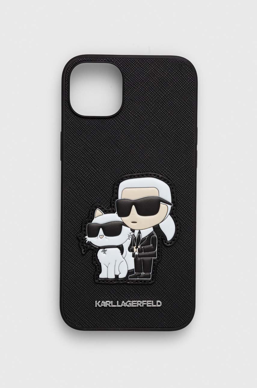 Karl Lagerfeld Husă pentru telefon iPhone 14 Plus 6.7" culoarea negru Karl Lagerfeld Husă pentru telefon iPhone 14 Plus 6.7" culoarea negru