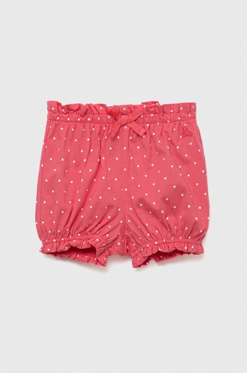 GAP pantaloni scurți din bumbac pentru bebeluși culoarea violet, modelator GAP pantaloni scurți din bumbac pentru bebeluși culoarea violet, modelator