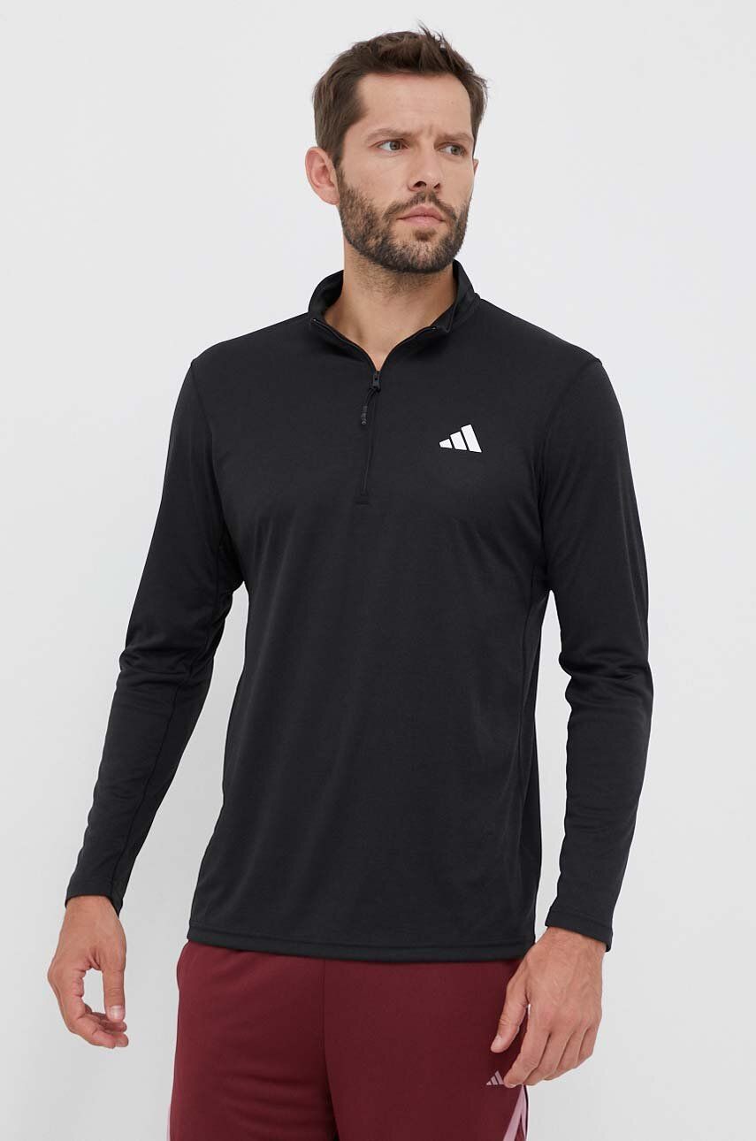 adidas Performance hanorac de antrenament Training Essentials culoarea negru, cu imprimeu adidas Performance hanorac de antrenament Training Essentials culoarea negru, cu imprimeu