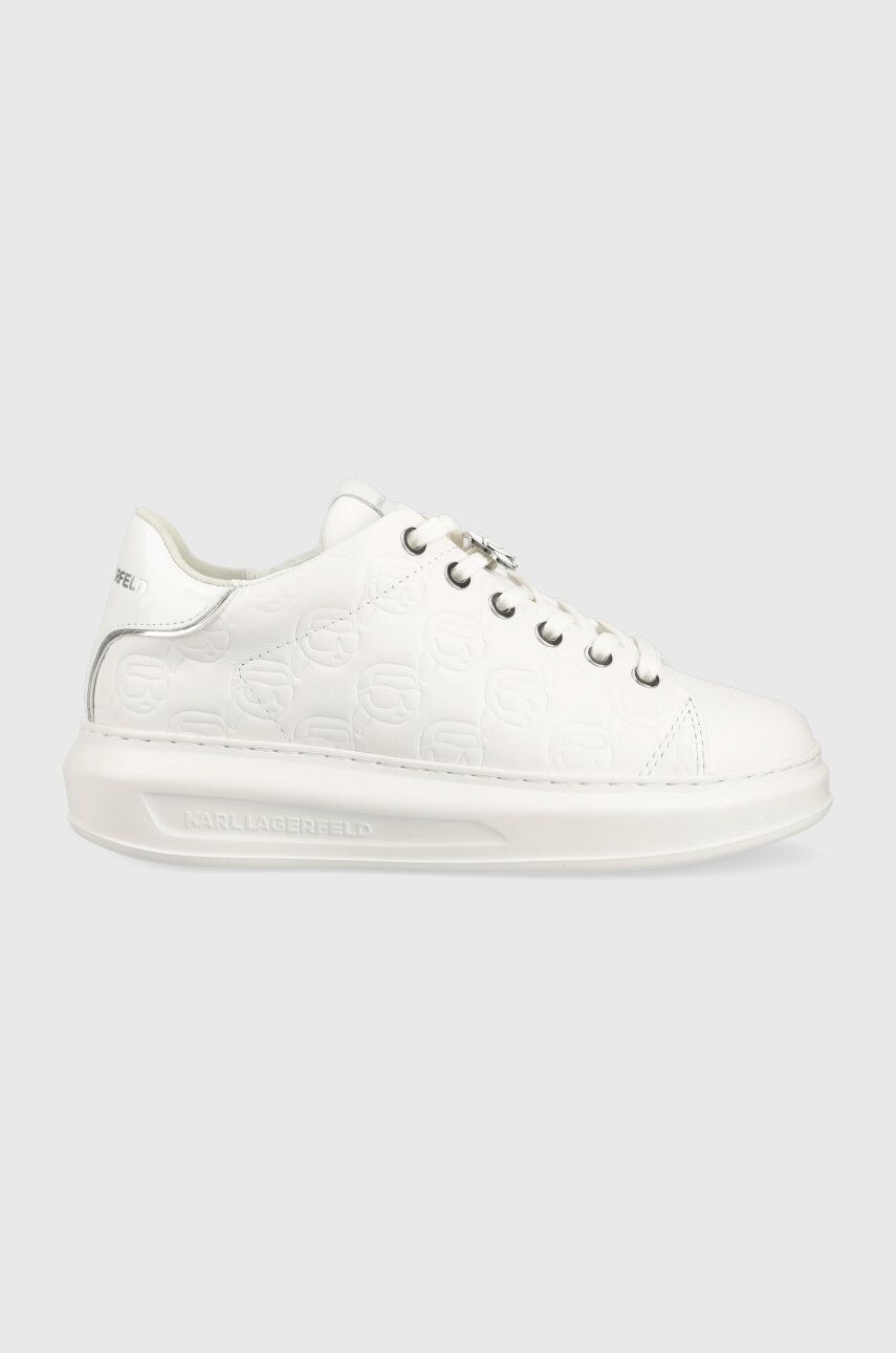 Karl Lagerfeld sneakers din piele KAPRI KC culoarea alb, KL62523F Karl Lagerfeld sneakers din piele KAPRI KC culoarea alb, KL62523F