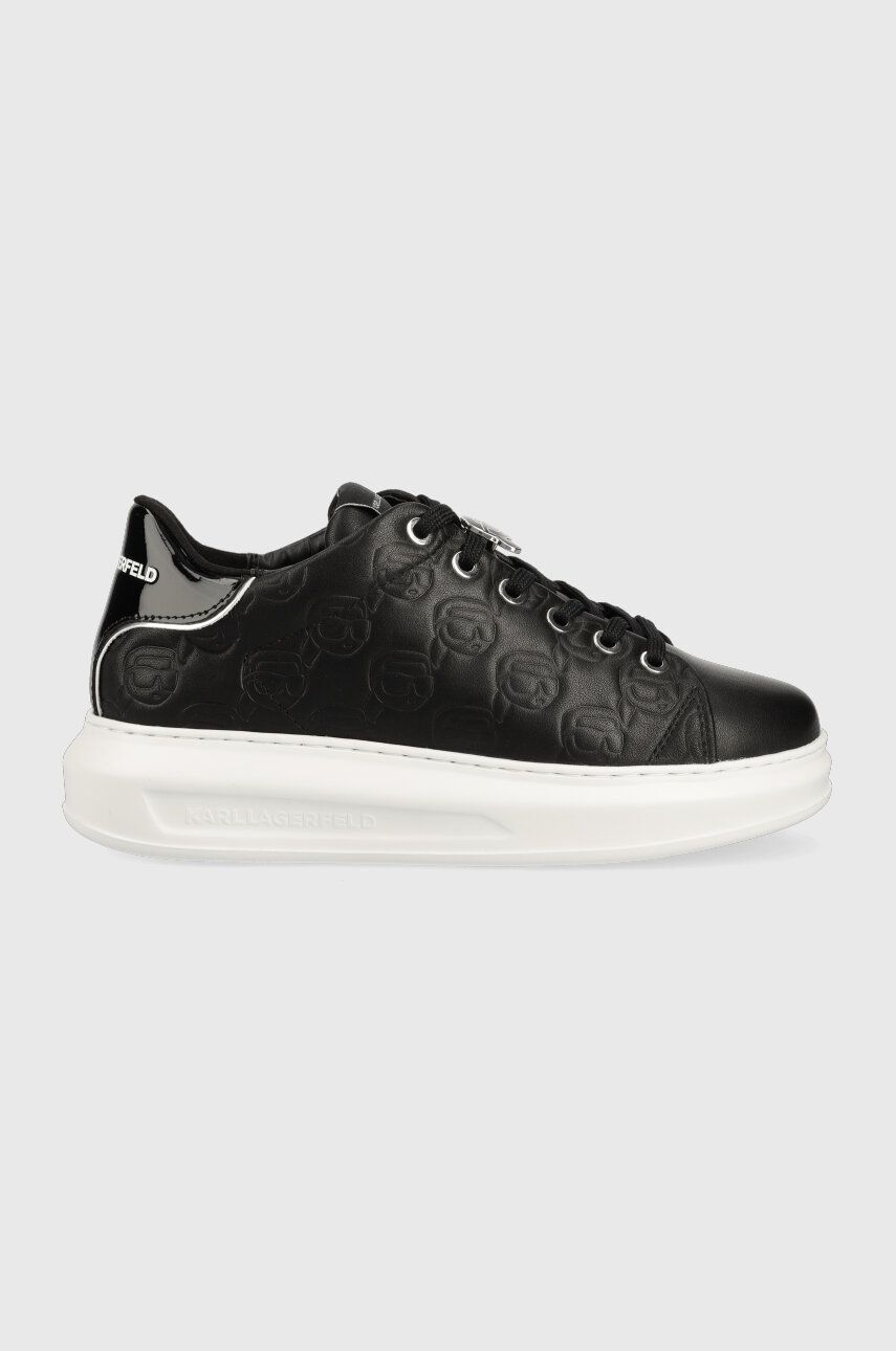 Karl Lagerfeld sneakers din piele KAPRI KC culoarea negru, KL62523F Karl Lagerfeld sneakers din piele KAPRI KC culoarea negru, KL62523F