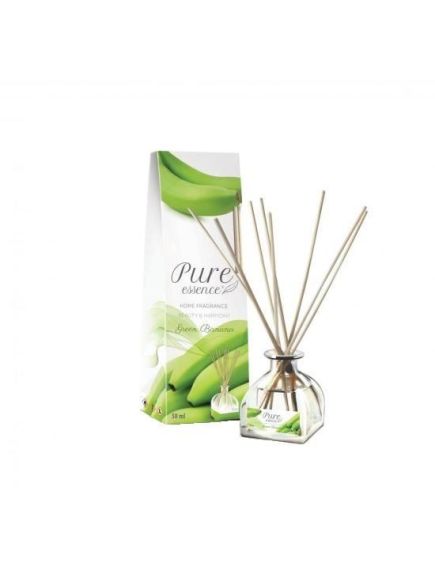 Difuzor cu betisoare parfumate Pure Essence, Banane, Revers, 50 ml Engros Difuzor cu betisoare parfumate Pure Essence, Banane, Revers, 50 ml Engros