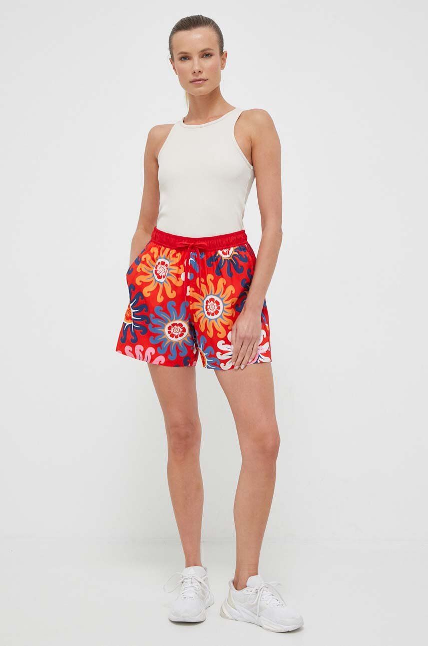 adidas Performance pantaloni scurti de baie Farm Rio culoarea rosu, modelator adidas Performance pantaloni scurti de baie Farm Rio culoarea rosu, modelator