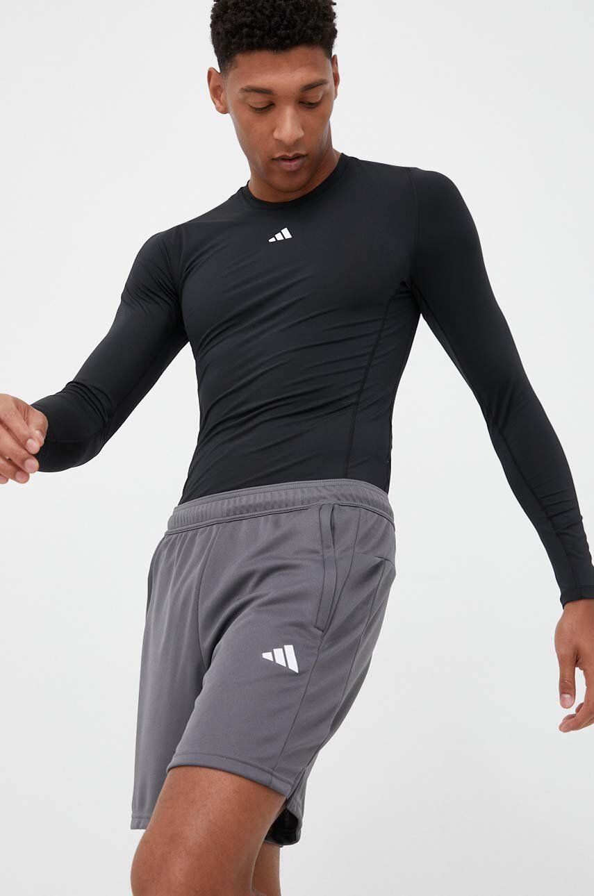 adidas Performance longsleeve de antrenament Techfit culoarea negru, uni HK2336 adidas Performance longsleeve de antrenament Techfit culoarea negru, uni HK2336