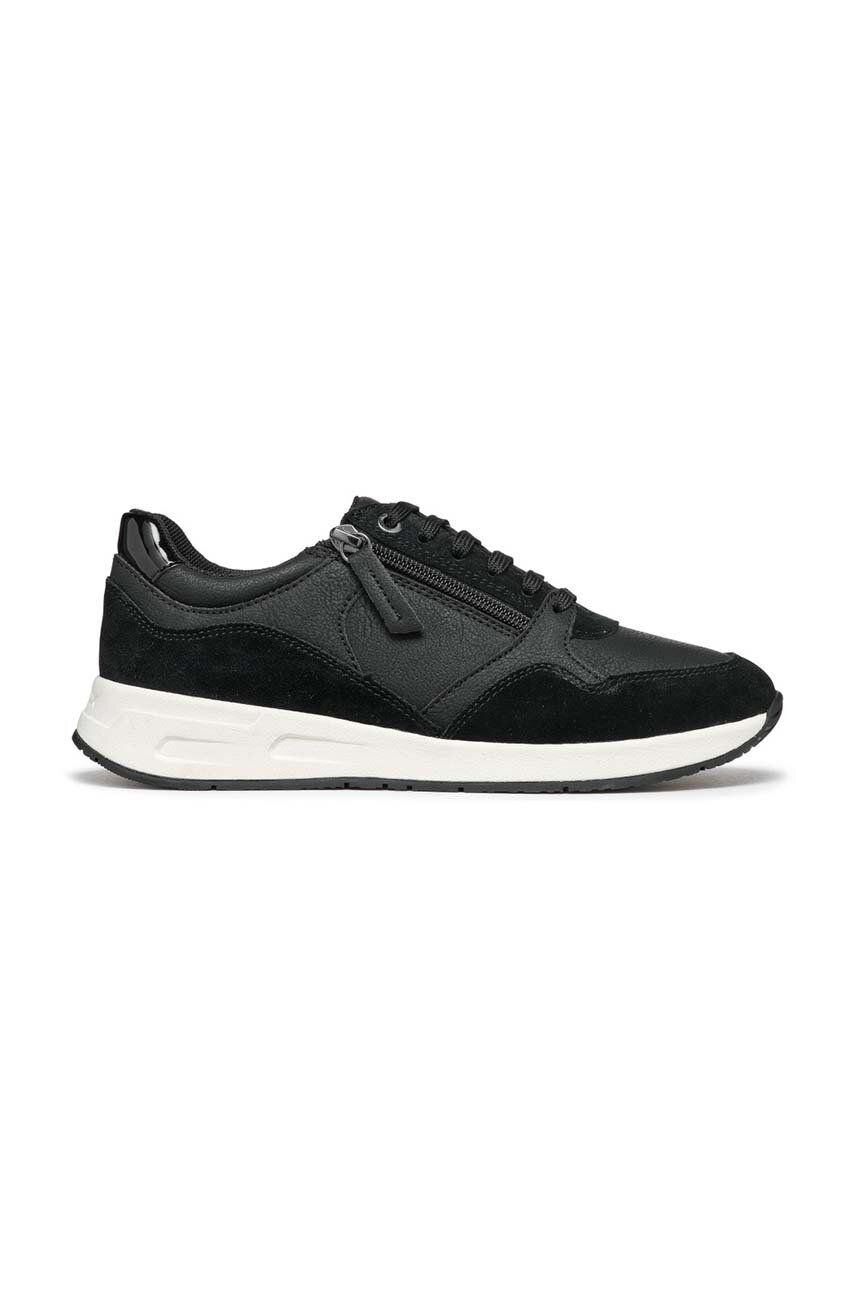 Geox sneakers din piele D BULMYA B culoarea negru, D36NQB 0EK22 C9999 Geox sneakers din piele D BULMYA B culoarea negru, D36NQB 0EK22 C9999
