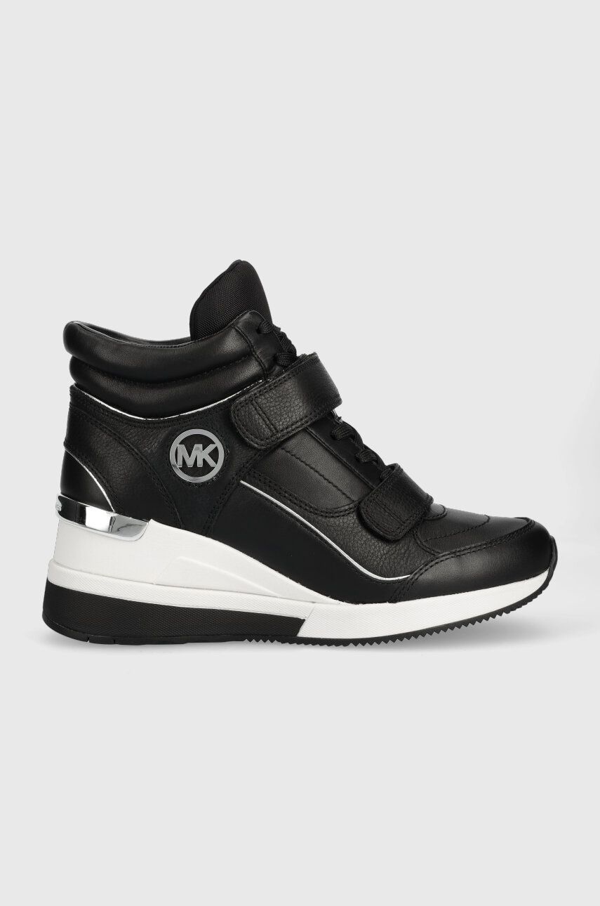 MICHAEL Michael Kors sneakers din piele Gentry culoarea negru, 43F3GYFE2L MICHAEL Michael Kors sneakers din piele Gentry culoarea negru, 43F3GYFE2L