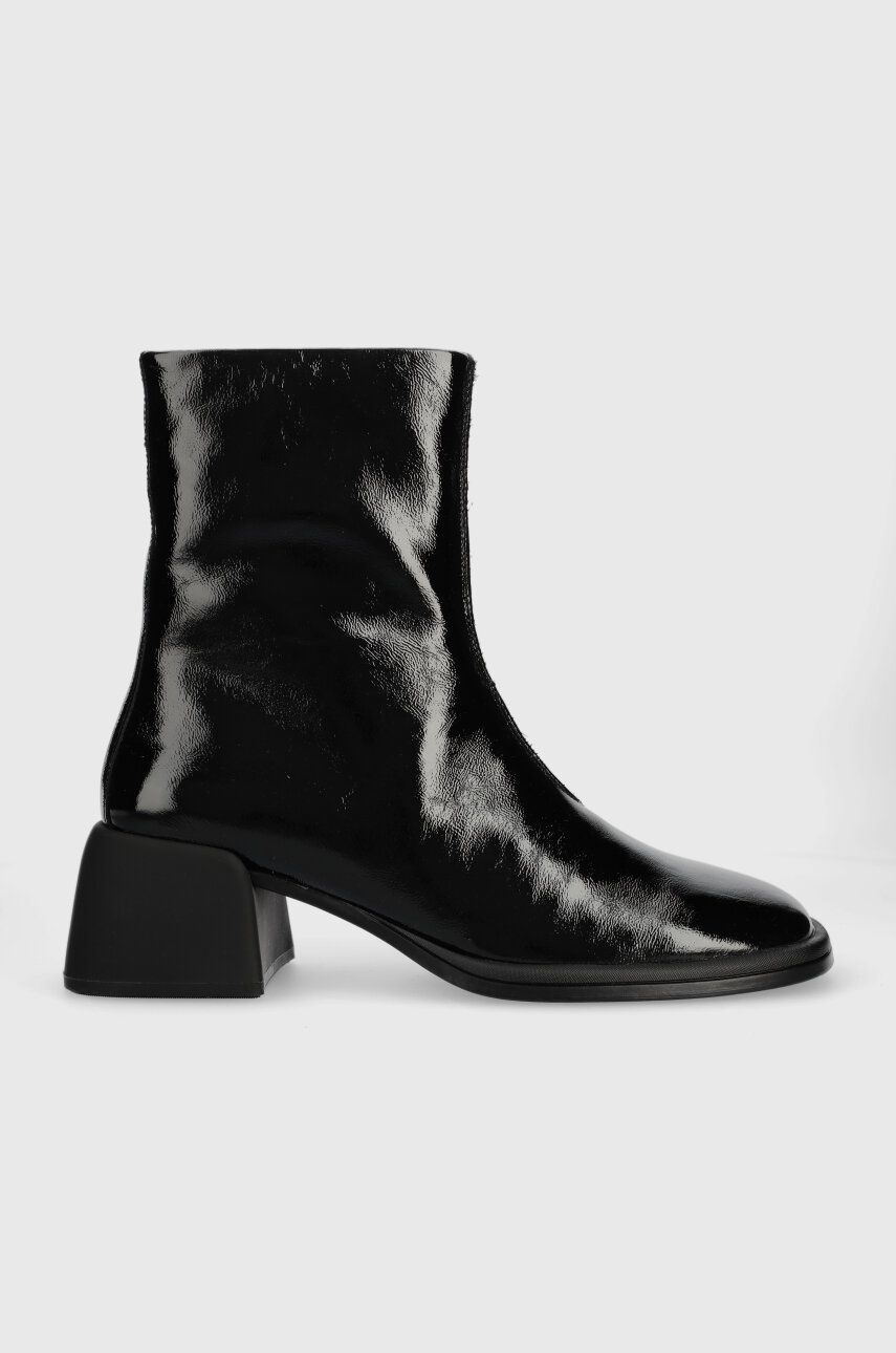 Vagabond Shoemakers cizme de piele ANSIE femei, culoarea negru, cu toc drept, 5445.060.20 Vagabond Shoemakers cizme de piele ANSIE femei, culoarea negru, cu toc drept, 5445.060.20