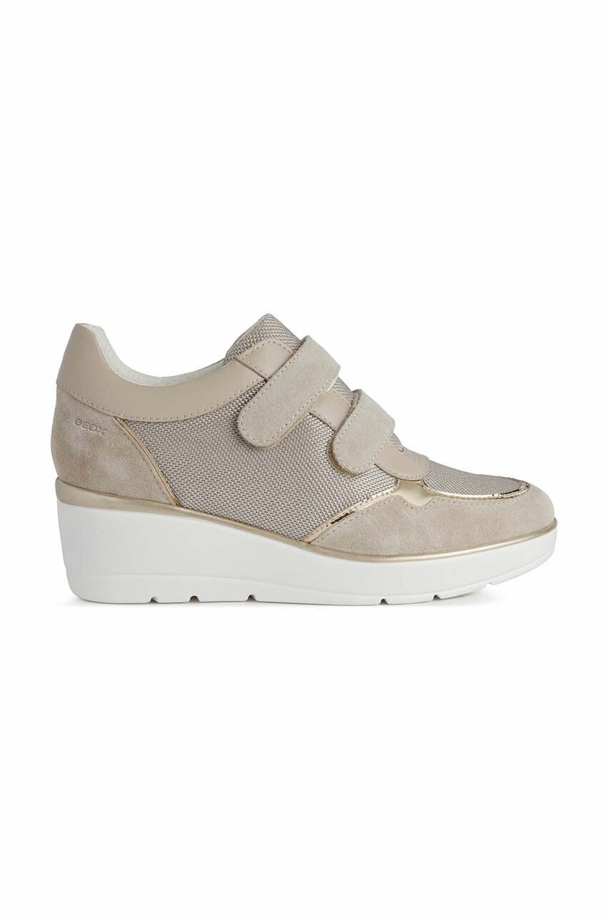 Geox sneakers D ILDE B culoarea bej, D25RAB 01422 C6738 Geox sneakers D ILDE B culoarea bej, D25RAB 01422 C6738