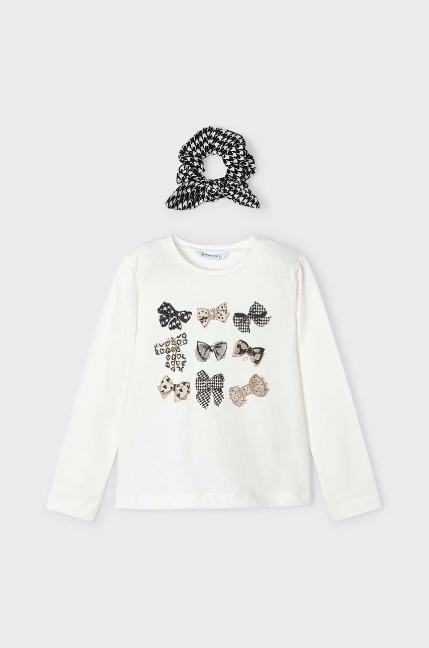 Mayoral longsleeve din bumbac pentru copii culoarea negru Mayoral longsleeve din bumbac pentru copii culoarea negru