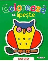 Coloreaza Si Lipeste - Natura