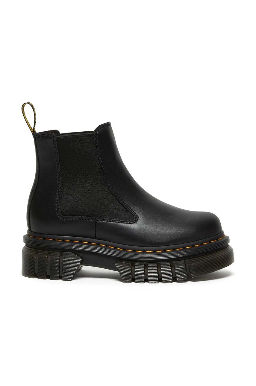Dr. Martens botine Audrick femei, culoarea negru, cu platforma, DM27148001 Dr. Martens botine Audrick femei, culoarea negru, cu platforma, DM27148001