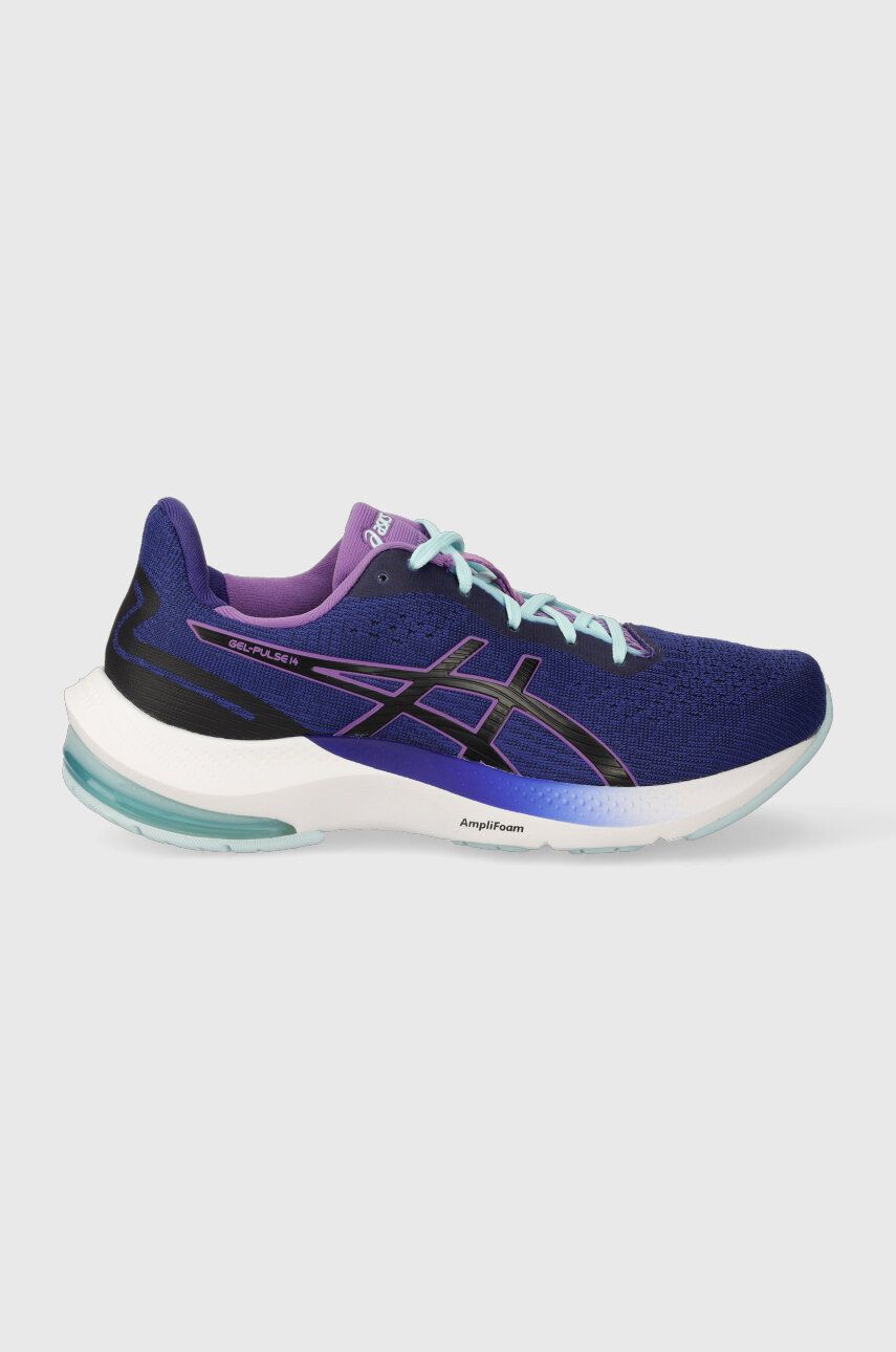 Asics pantofi de alergat Gel-Pulse 14 culoarea albastru marin Asics pantofi de alergat Gel-Pulse 14 culoarea albastru marin
