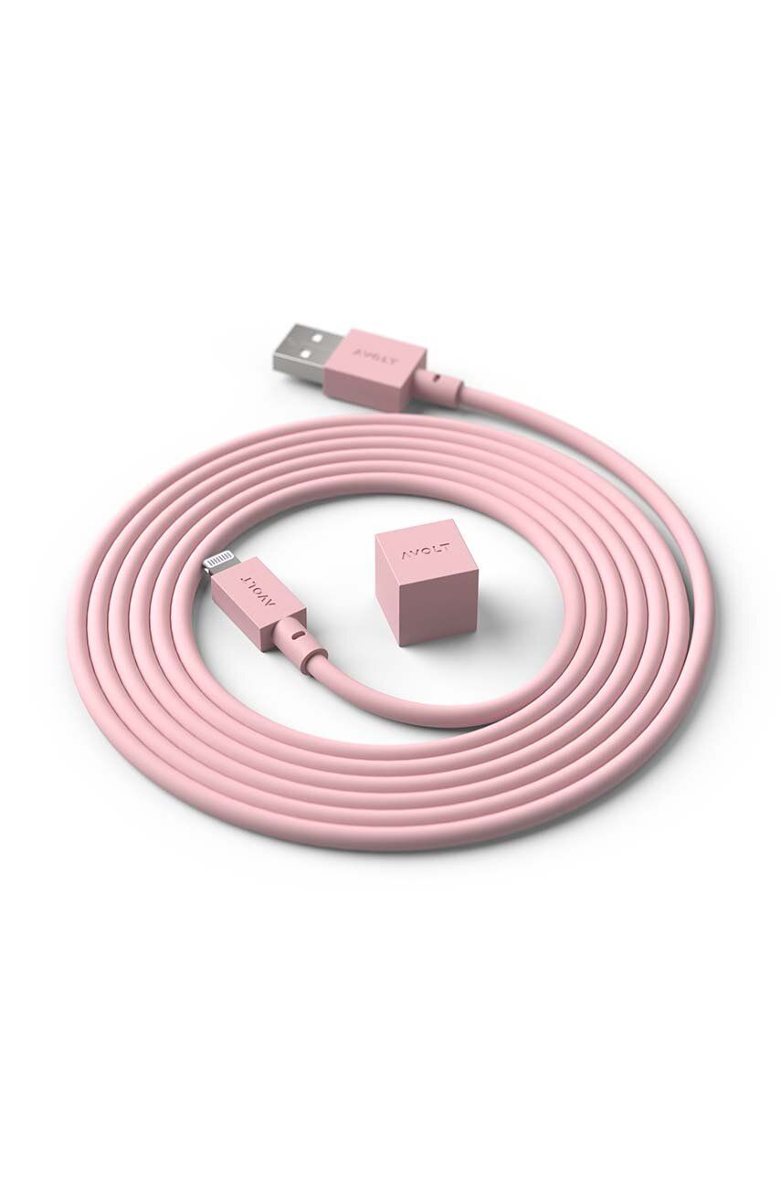 Avolt cablu de încărcare usb Cable 1, USB A to Lightning, 1,8 m Avolt cablu de încărcare usb Cable 1, USB A to Lightning, 1,8 m