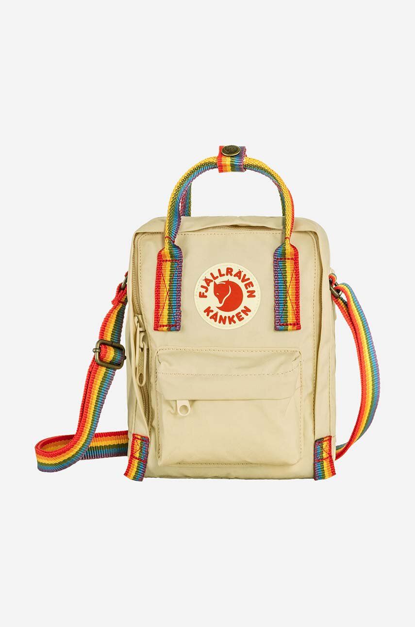 Fjallraven borsetă Kanken Rainbow Sling culoarea bej F23623.115.907-907 Fjallraven borsetă Kanken Rainbow Sling culoarea bej F23623.115.907-907