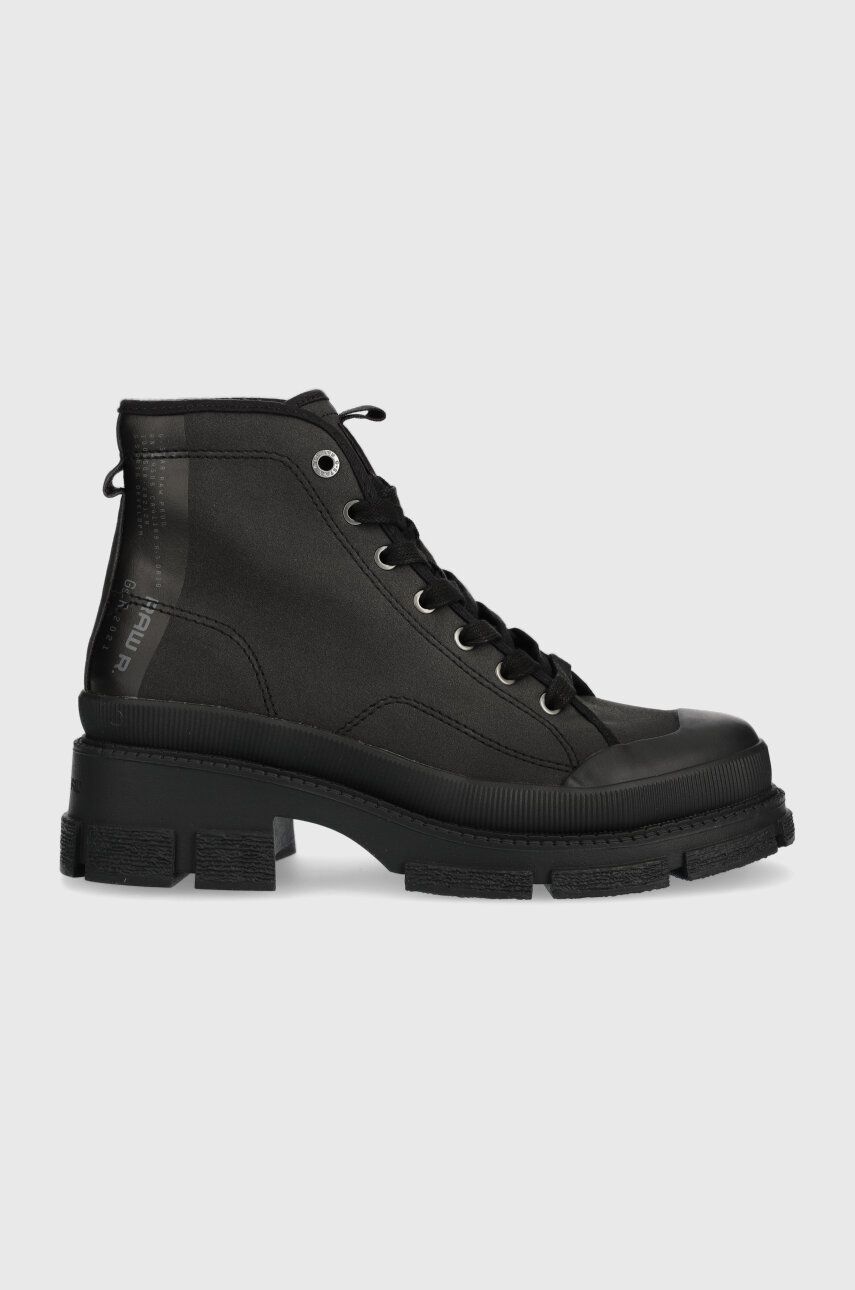 G-Star Raw botine AEFON II MID MCF femei, culoarea negru, 2341054704.BLK G-Star Raw botine AEFON II MID MCF femei, culoarea negru, 2341054704.BLK