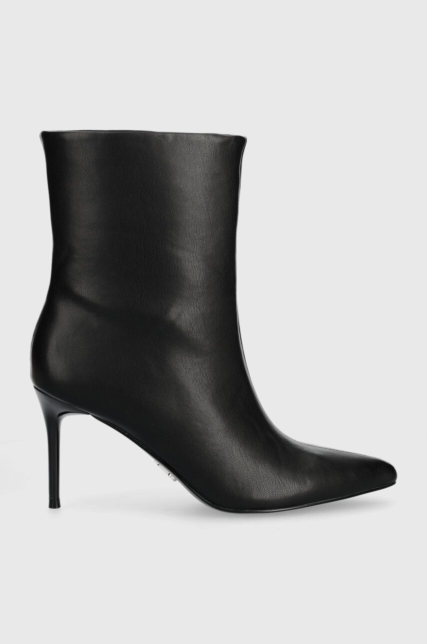 Steve Madden botine Lyricals femei, culoarea negru, cu toc cui, SM11002592 Steve Madden botine Lyricals femei, culoarea negru, cu toc cui, SM11002592