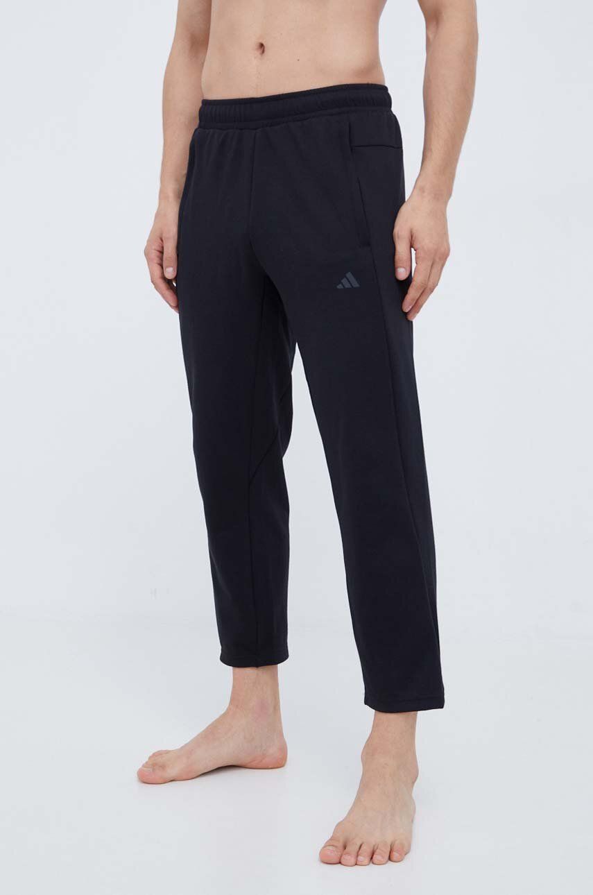 adidas Performance pantaloni de antrenament Base culoarea negru, neted adidas Performance pantaloni de antrenament Base culoarea negru, neted