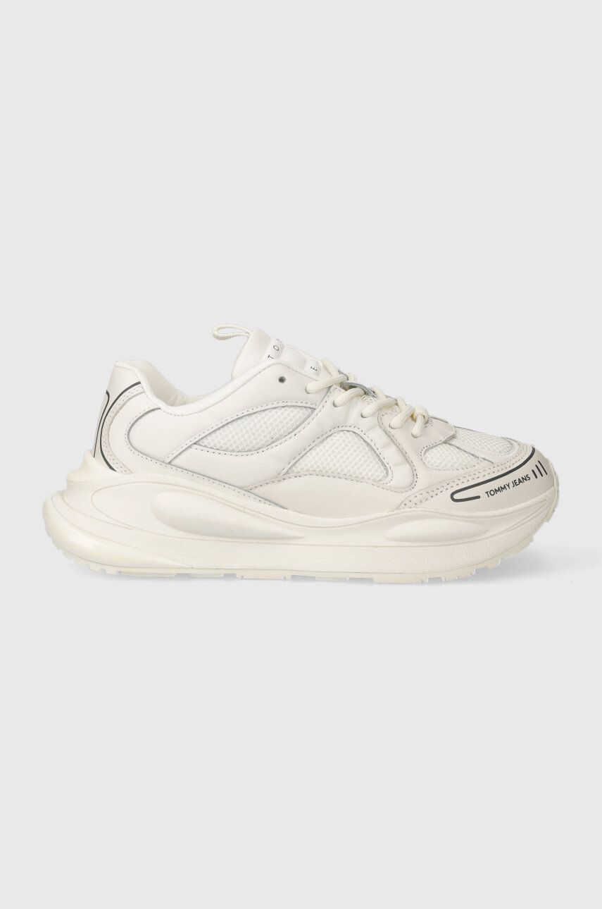 Tommy Jeans sneakers TJW FUR FASHION RUNNER LC WL culoarea alb, EN0EN02247 Tommy Jeans sneakers TJW FUR FASHION RUNNER LC WL culoarea alb, EN0EN02247