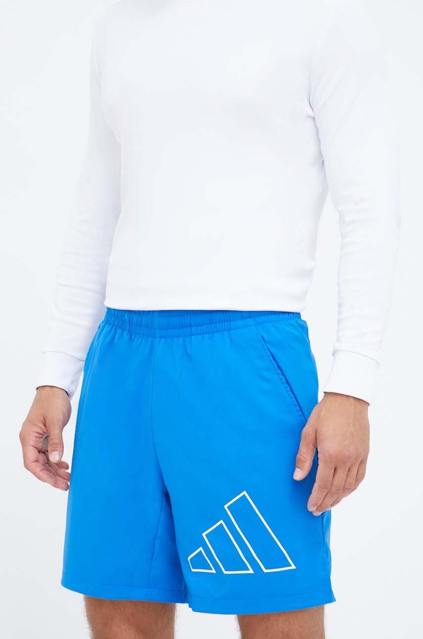 adidas Performance pantaloni scurți de antrenament Train Icons Big Logo adidas Performance pantaloni scurți de antrenament Train Icons Big Logo