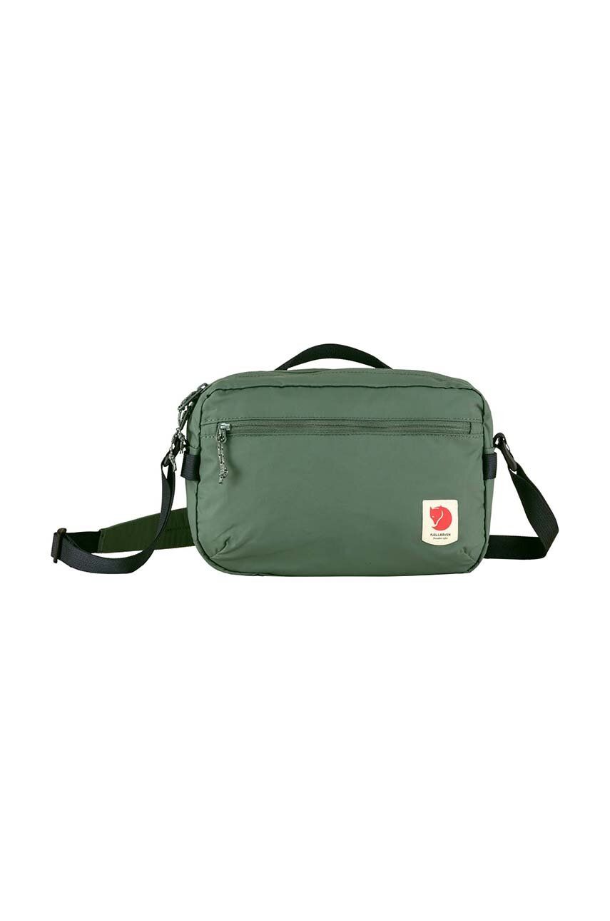 Fjallraven borsetă High Coast Crossbody culoarea verde F23227.614 Fjallraven borsetă High Coast Crossbody culoarea verde F23227.614