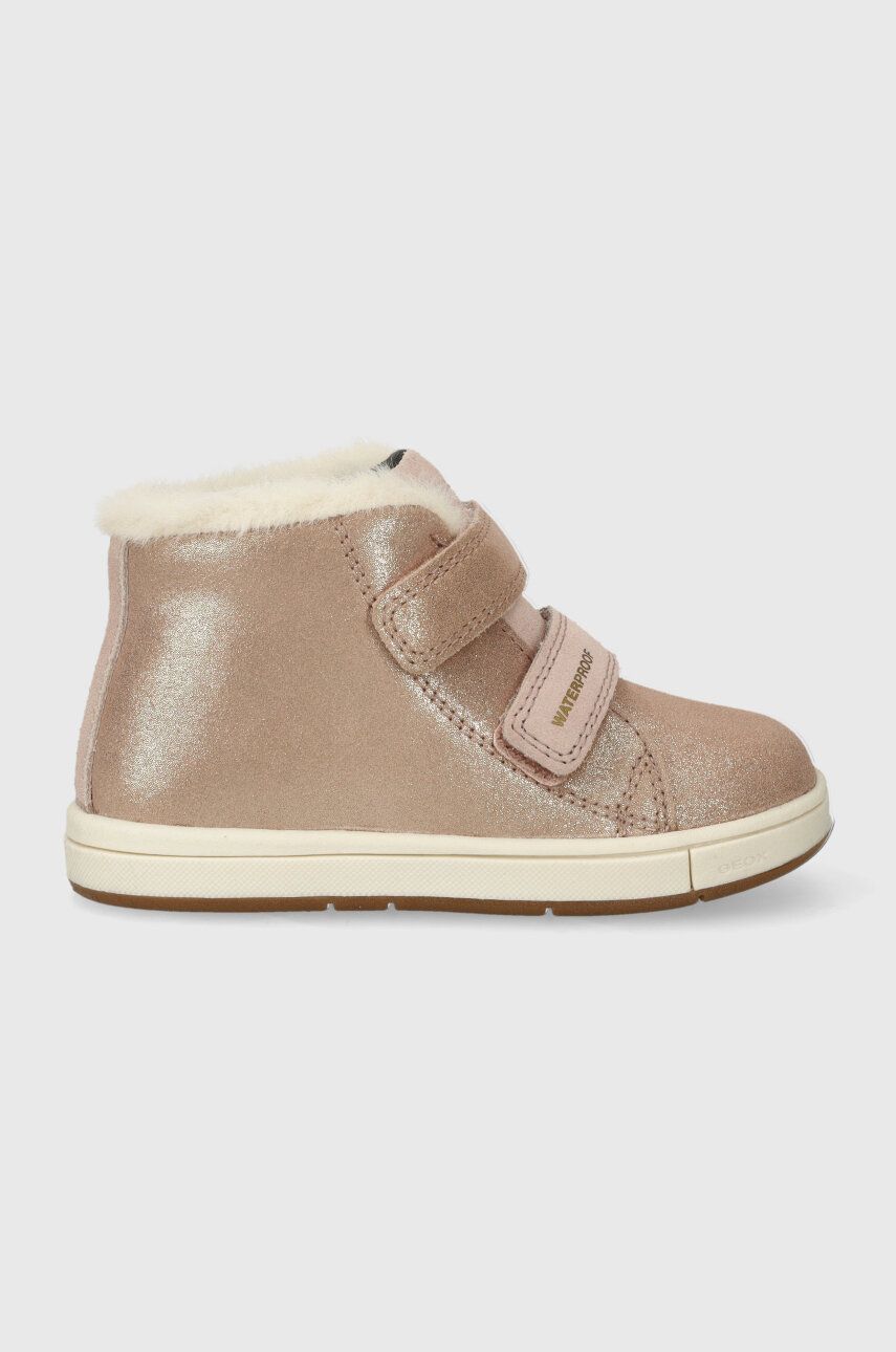 Geox sneakers de piele întoarsă pentru copii B364ZA 07722 B TROTTOLA WPF culoarea roz Geox sneakers de piele întoarsă pentru copii B364ZA 07722 B TROTTOLA WPF culoarea roz