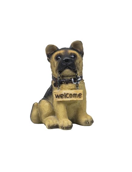 Decoratiune pentru gradina, din rasina, model catel, inaltime 14cm / ZTS 8021 Engros Decoratiune pentru gradina, din rasina, model catel, inaltime 14cm / ZTS 8021 Engros